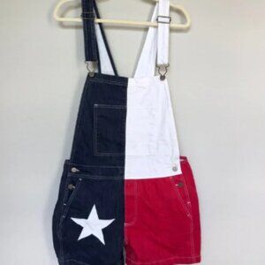 Chubbies The Chubberalls Men’s Texas Lone Star Bib Overalls Shortalls S